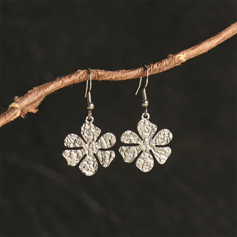 Elegant Titanium Steel Balance Hammer Marks Earrings - Image 9