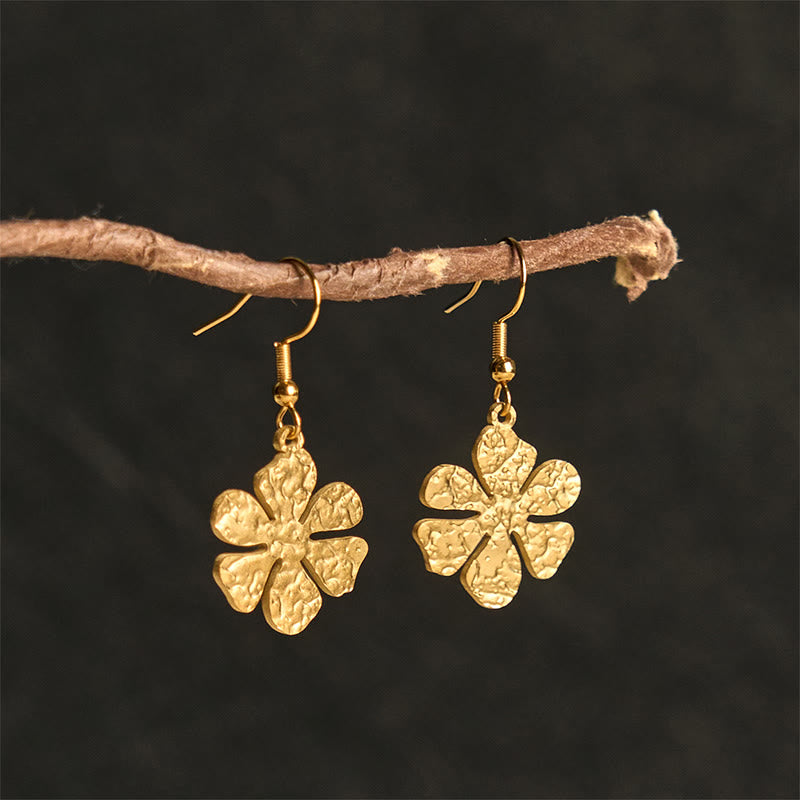 Elegant Titanium Steel Balance Hammer Marks Earrings - Image 8