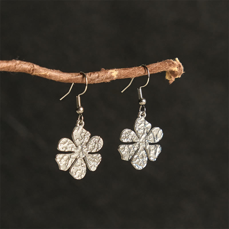 Elegant Titanium Steel Balance Hammer Marks Earrings - Image 10