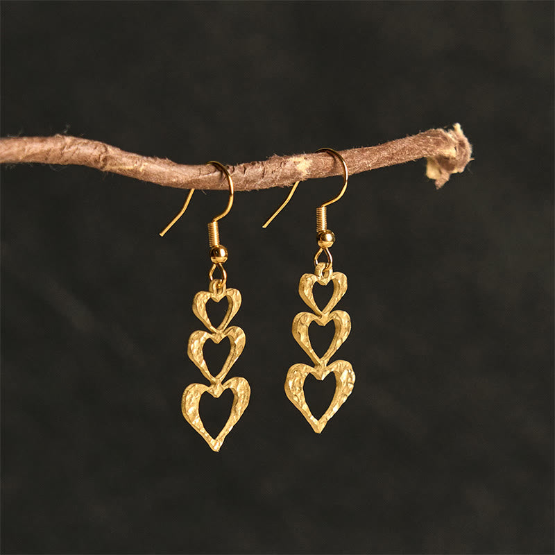 Elegant Titanium Steel Balance Hammer Marks Earrings - Image 13