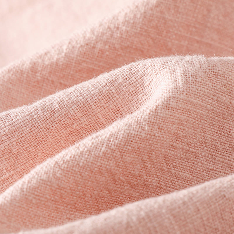 Casual Frog-button Women's Long Sleeve Cotton Polyester Shirt With Pockets - Image 14