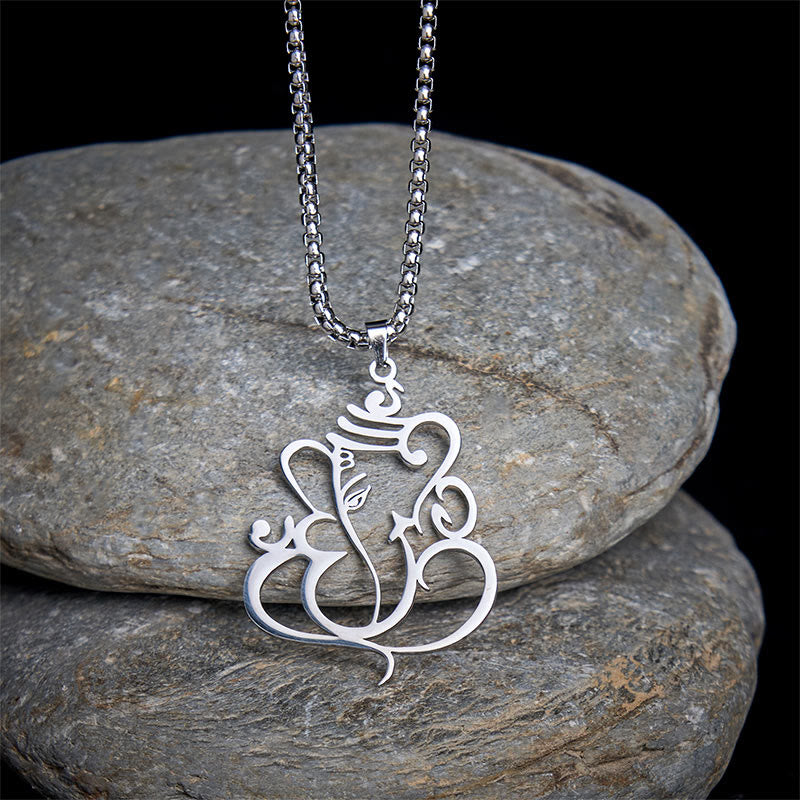 Ganesh Elephant Stainless Steel Protection Necklace Pendant - Image 9