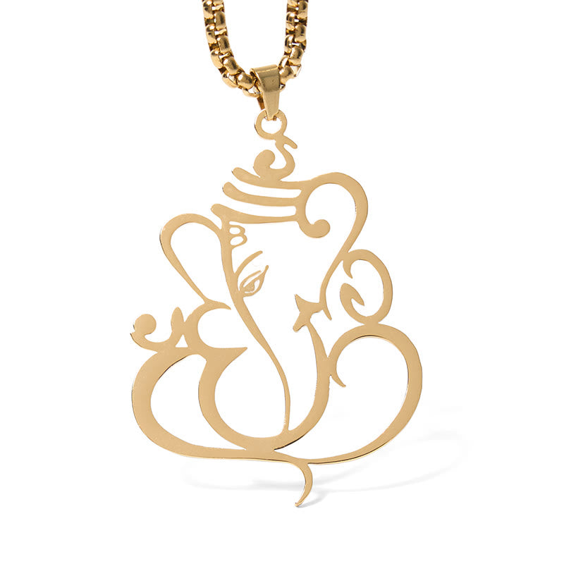 Ganesh Elephant Stainless Steel Protection Necklace Pendant - Image 6