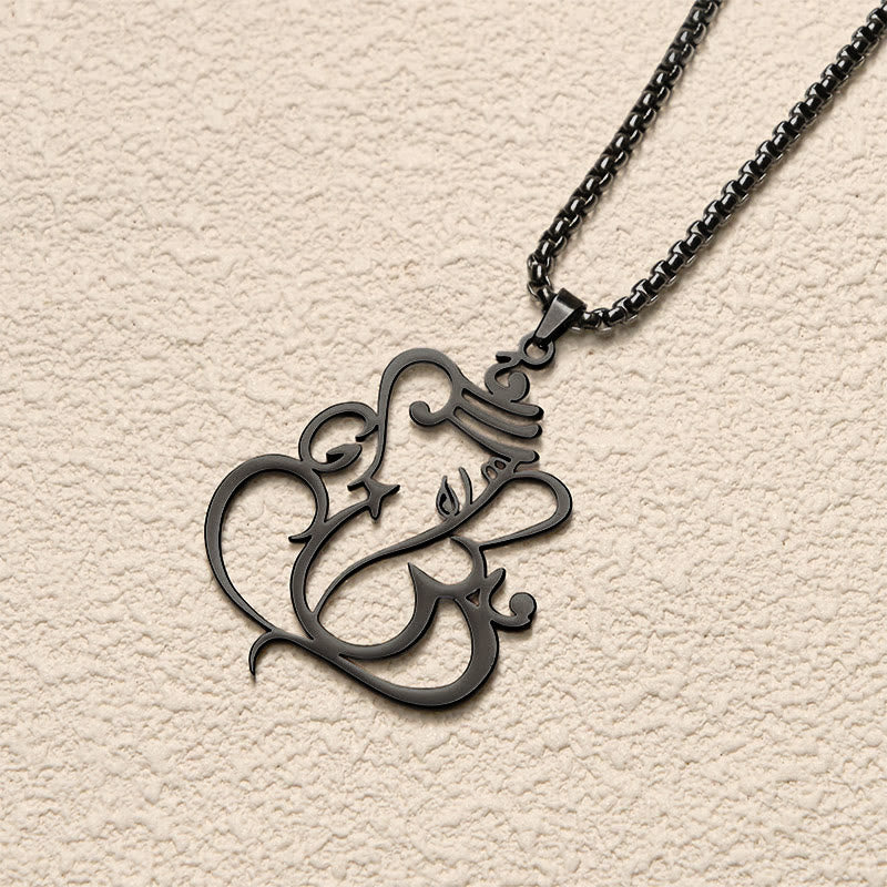 Ganesh Elephant Stainless Steel Protection Necklace Pendant - Image 17