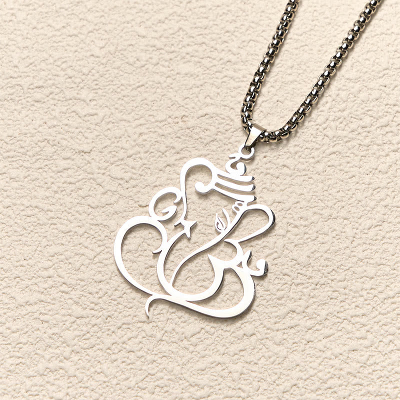 Ganesh Elephant Stainless Steel Protection Necklace Pendant - Image 11