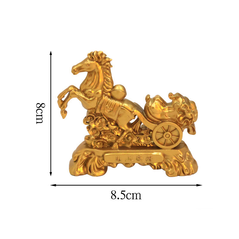 Chinese Zodiac Horse Charm Copper Coins Attract Fortune Prosperity Home Decoration - Image 14