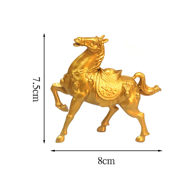 Chinese Zodiac Horse Charm Copper Coins Attract Fortune Prosperity Home Decoration - Image 16
