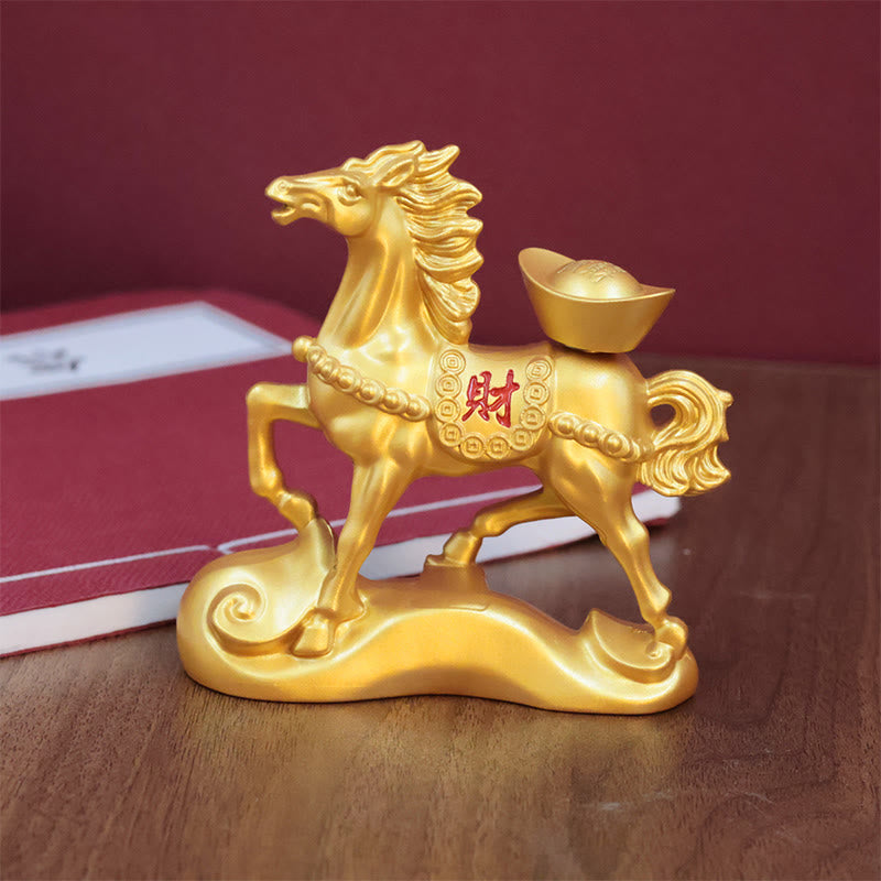 Chinese Zodiac Horse Charm Copper Coins Attract Fortune Prosperity Home Decoration - Image 5