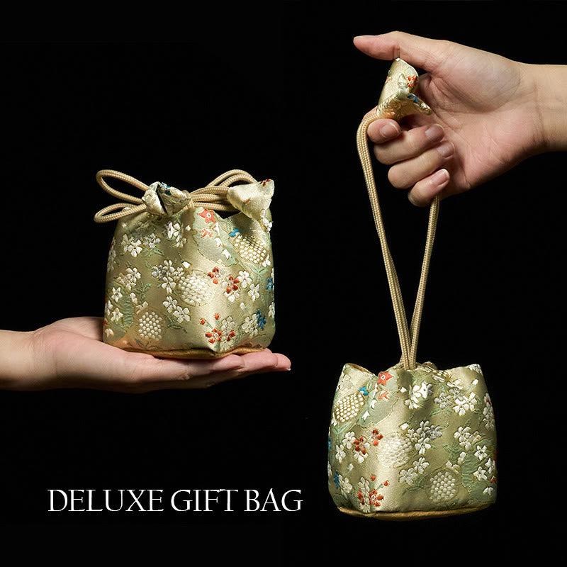 "Sending Calm and Elegance"Titanium Steel Jade Earrings Includes Gift Message Card - Image 8