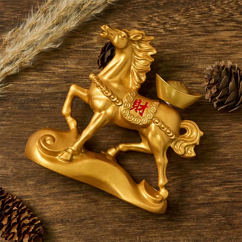 Chinese Zodiac Horse Charm Copper Coins Attract Fortune Prosperity Home Decoration - Image 6