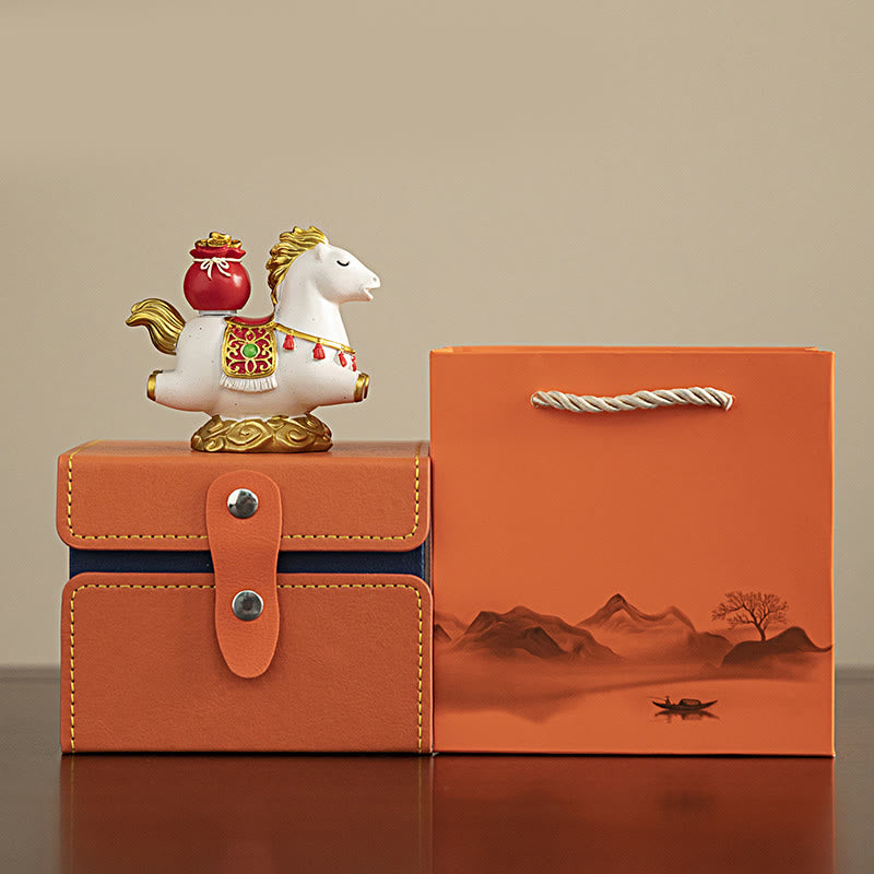 Chinese Zodiac Horse Charm Fu Character Prosperity Home Decoration - Image 6
