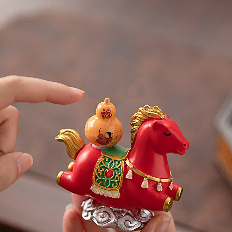 Chinese Zodiac Horse Charm Fu Character Prosperity Home Decoration - Image 18