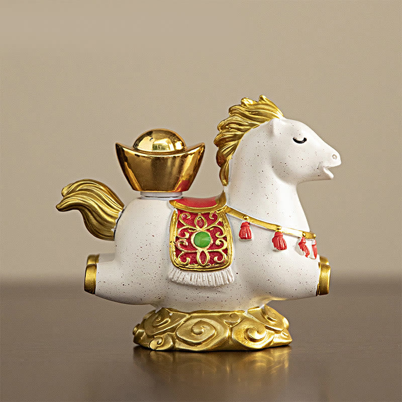 Chinese Zodiac Horse Charm Fu Character Prosperity Home Decoration - Image 3