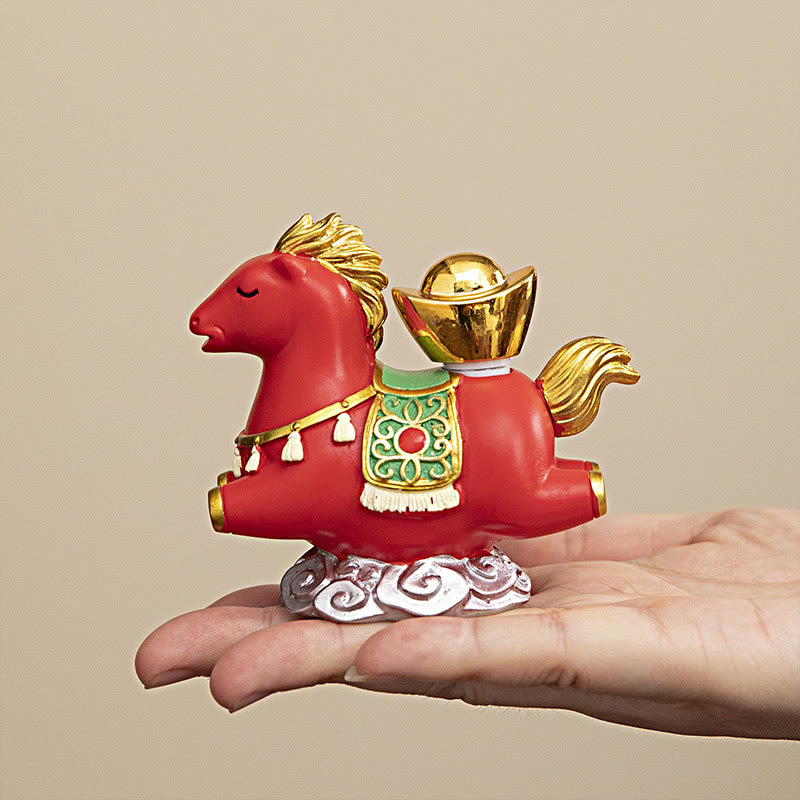 Chinese Zodiac Horse Charm Fu Character Prosperity Home Decoration - Image 12