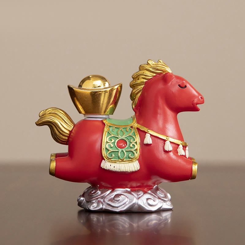 Chinese Zodiac Horse Charm Fu Character Prosperity Home Decoration - Image 11