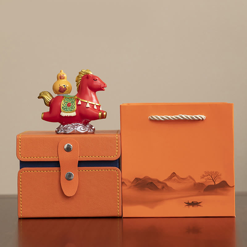 Chinese Zodiac Horse Charm Fu Character Prosperity Home Decoration - Image 15