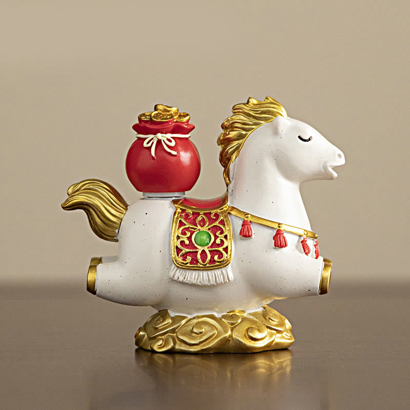 Chinese Zodiac Horse Charm Fu Character Prosperity Home Decoration - Image 7
