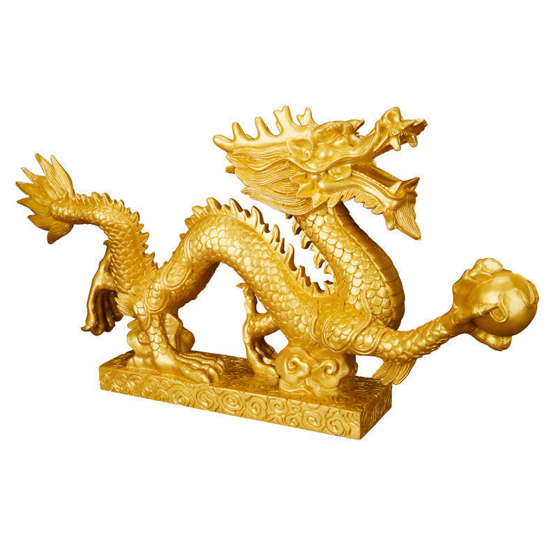 Feng Shui Dragon Auspicious Cloud Wealth Luck Decoration