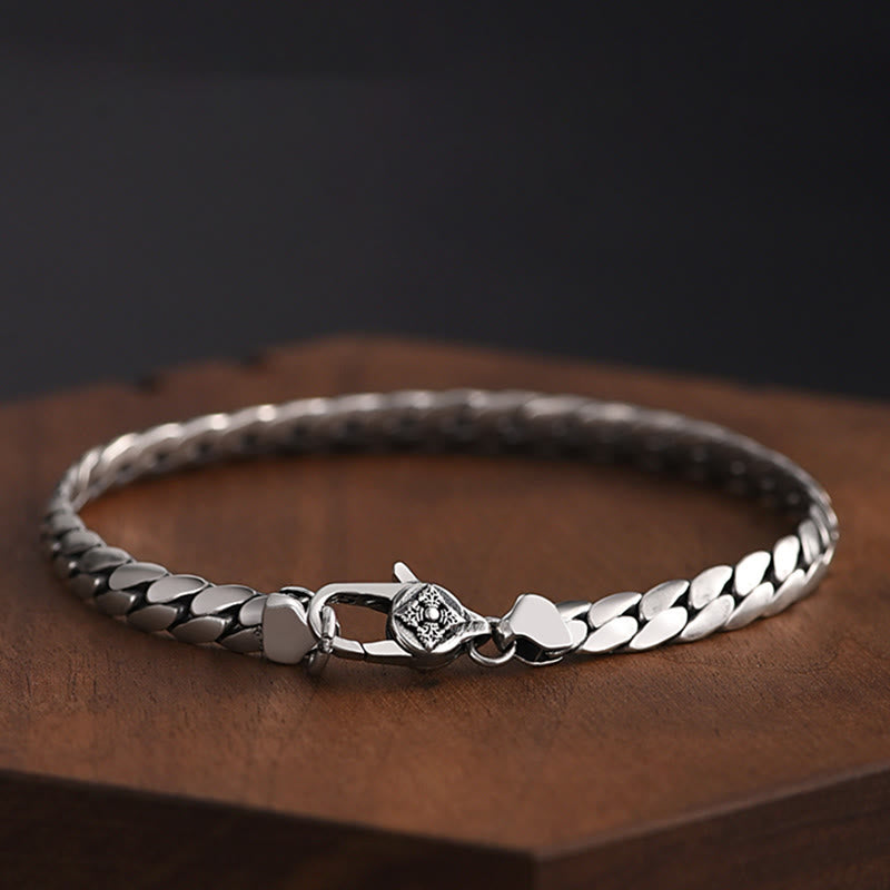 Double Dorje Vajra Strength Punk Copper Chain Bracelet Necklace