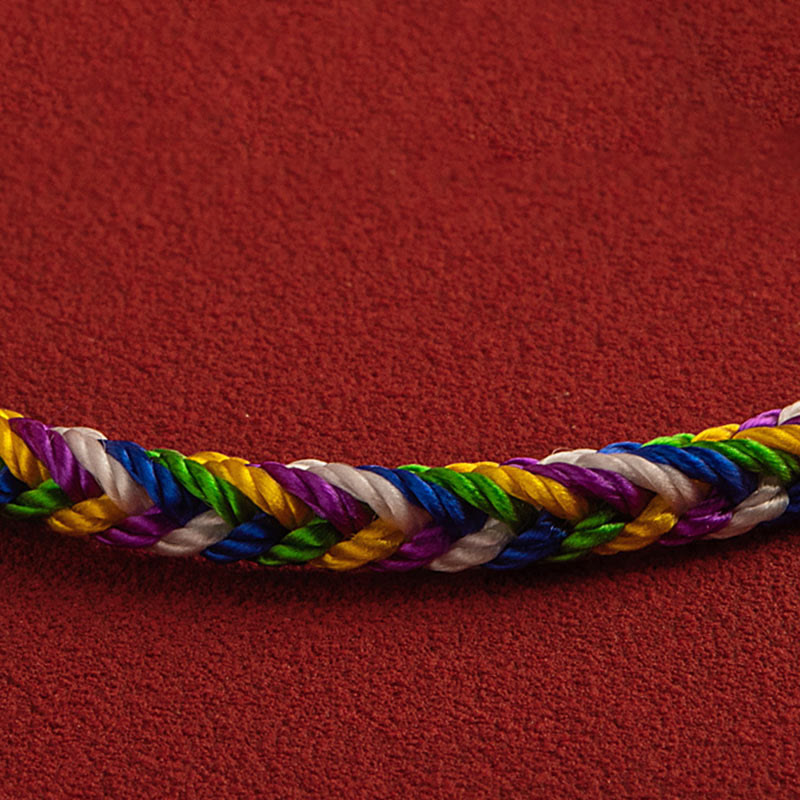 "May everything go your way" Lucky Multicolored Bracelet - Image 4