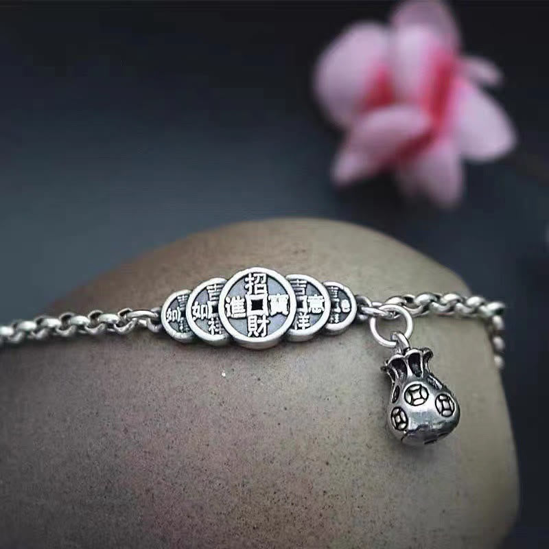 Copper Coin Money Bag Wealth Bracelet - Image 3