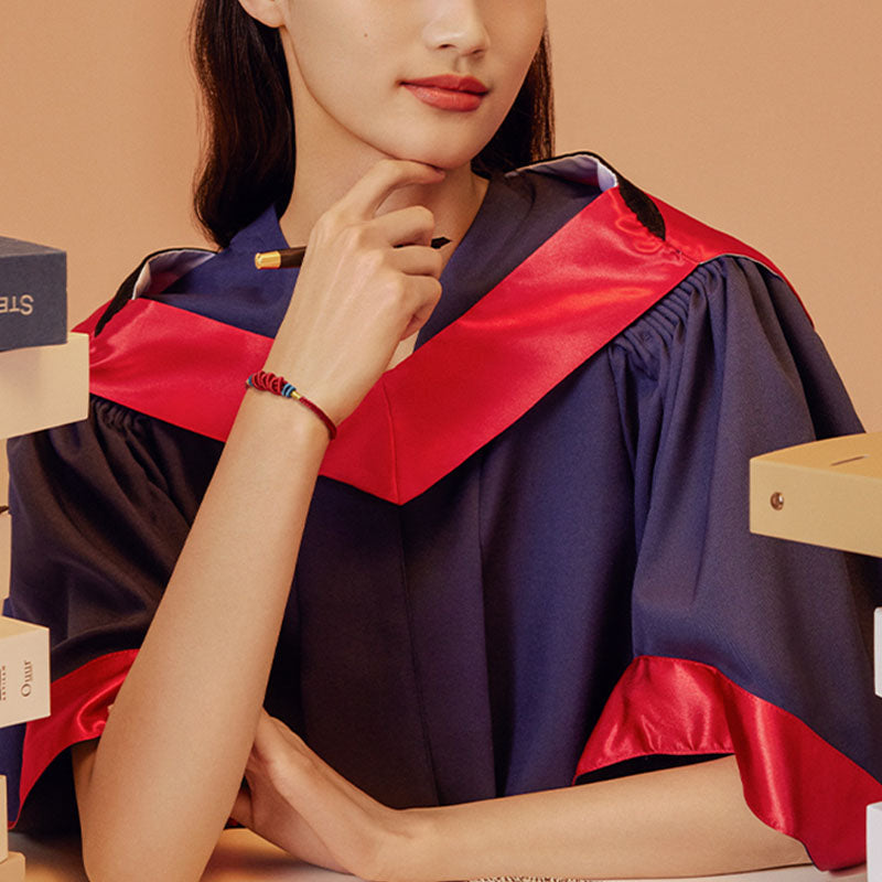 925 Sterling Silver Koi Fish Charm Wealth Success Braided Bracelet - Image 12