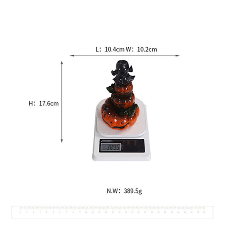 Halloween Pumpkins Ghost Resin Backflow Smoke Fountain Incense Burner Decoration - Image 13