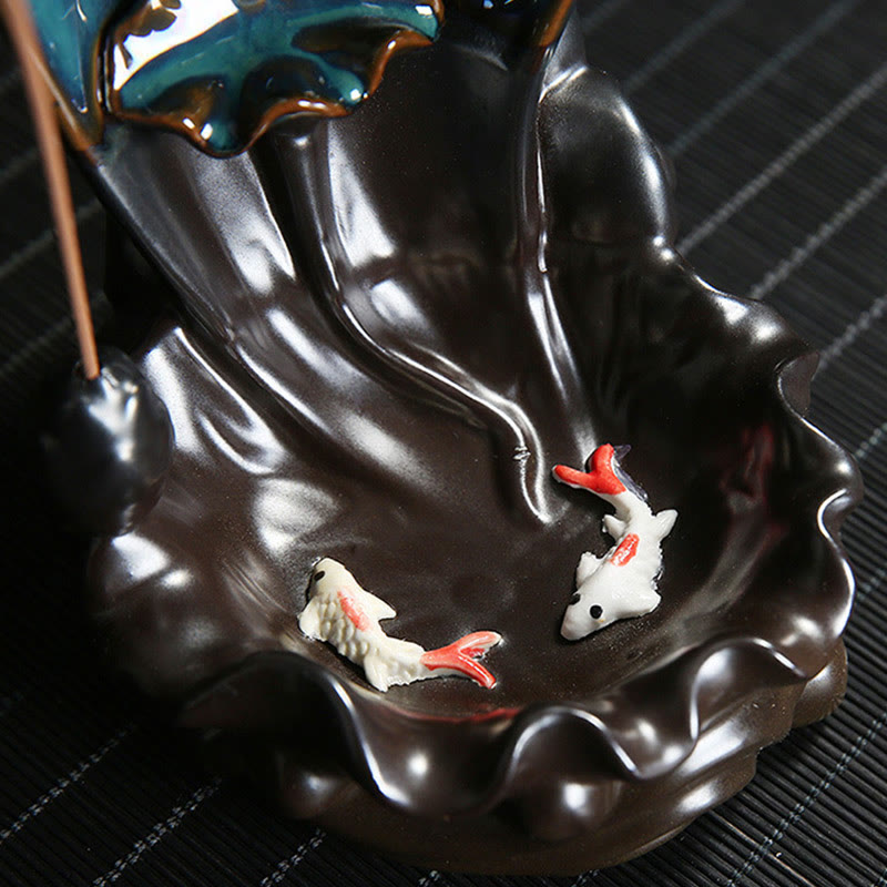 Waterfall Incense Burner Backflow Incense Holder - Image 7