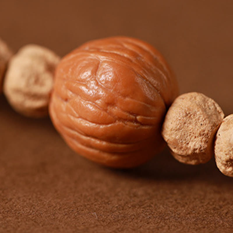 108 Beads Bodhi Seed Red Agate Deer Head Wisdom Mala Bracelet - Image 11