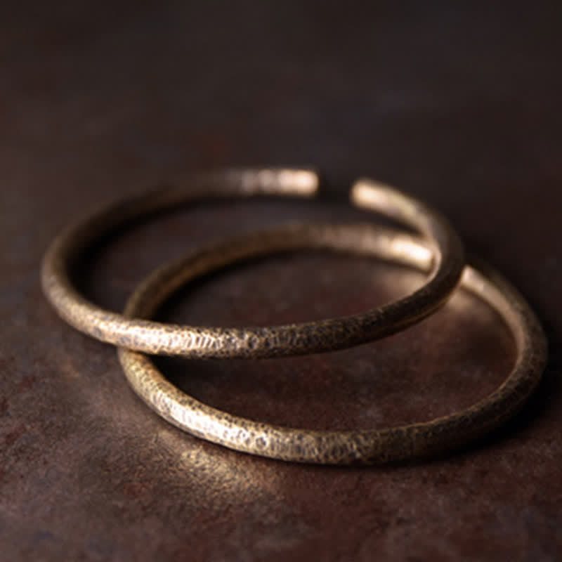 Rustic Design Copper Balance Adjustable Cuff Bracelet - Image 8