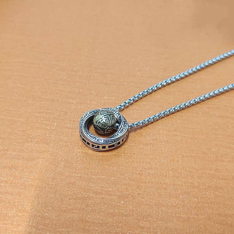 Mobius Lucky Bead Copper Wealth Necklace Pendant - Image 9