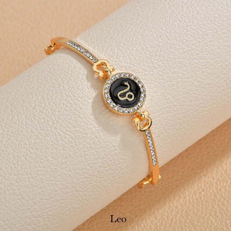 12 Constellations of the Zodiac Rhinestone Chain Adjustable Bracelet (Extra 30% Off | USE CODE: FS30) - Image 6