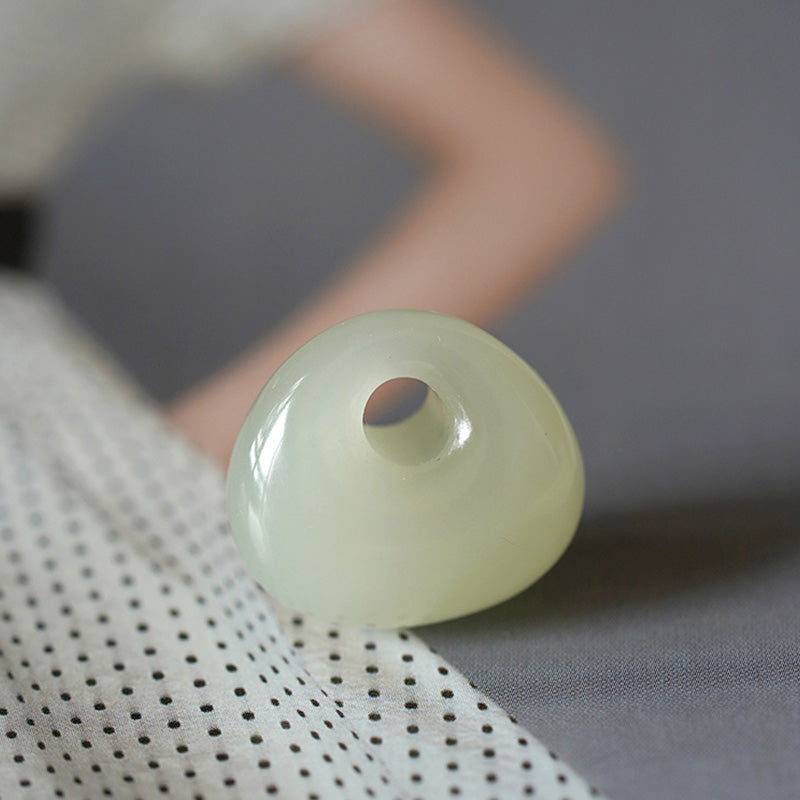 Natural Jade Luck Prosperity Necklace Pendant (Random Color) - Image 13