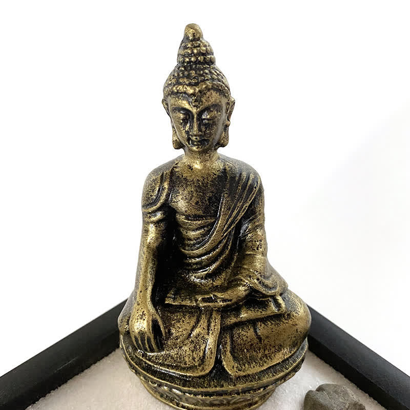 Buddha Symbol Rocks Meditation Calm Zen Garden Home Decoration - Image 4