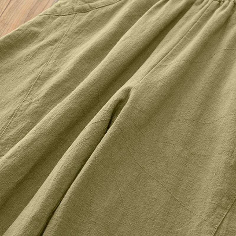 Solid Color Loose Yoga Harem Pants With Pockets - Image 35