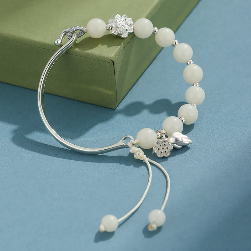 Bodhi Seed Butterfly Lotus Luck Wealth Bracelet Bangle - Image 12