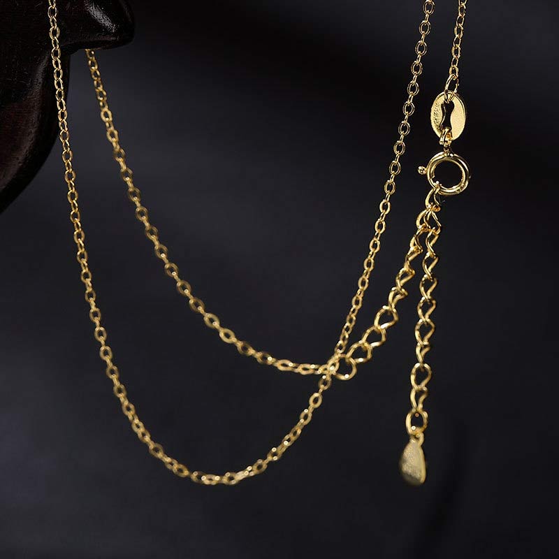 925 Sterling Silver Jade Elephant Blessing Fortune Necklace Chain Pendant - Image 12