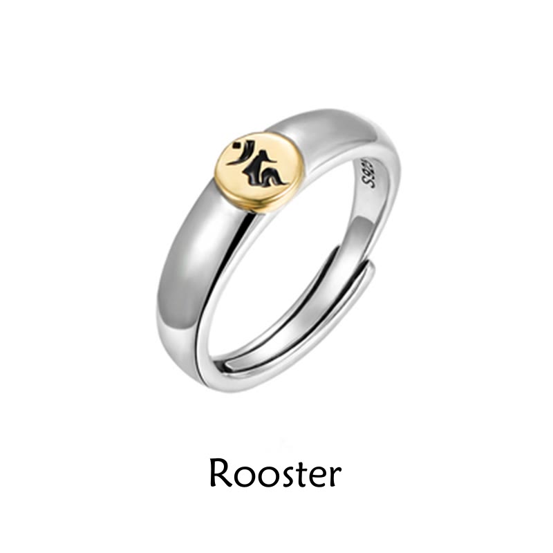 Tibetan Om Mani Padme Hum Carved Chinese Zodiac Natal Buddha Peace Ring - Image 31