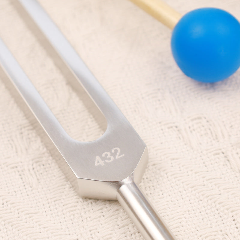 Tuning Fork 432HZ Aluminum Alloy with Hammer for Mind and Spirit Healing - Image 4