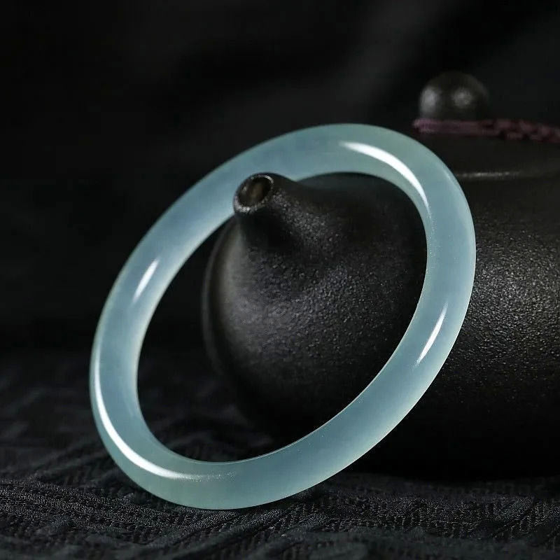 Natural Jade Healing Blessing Bangle Bracelet