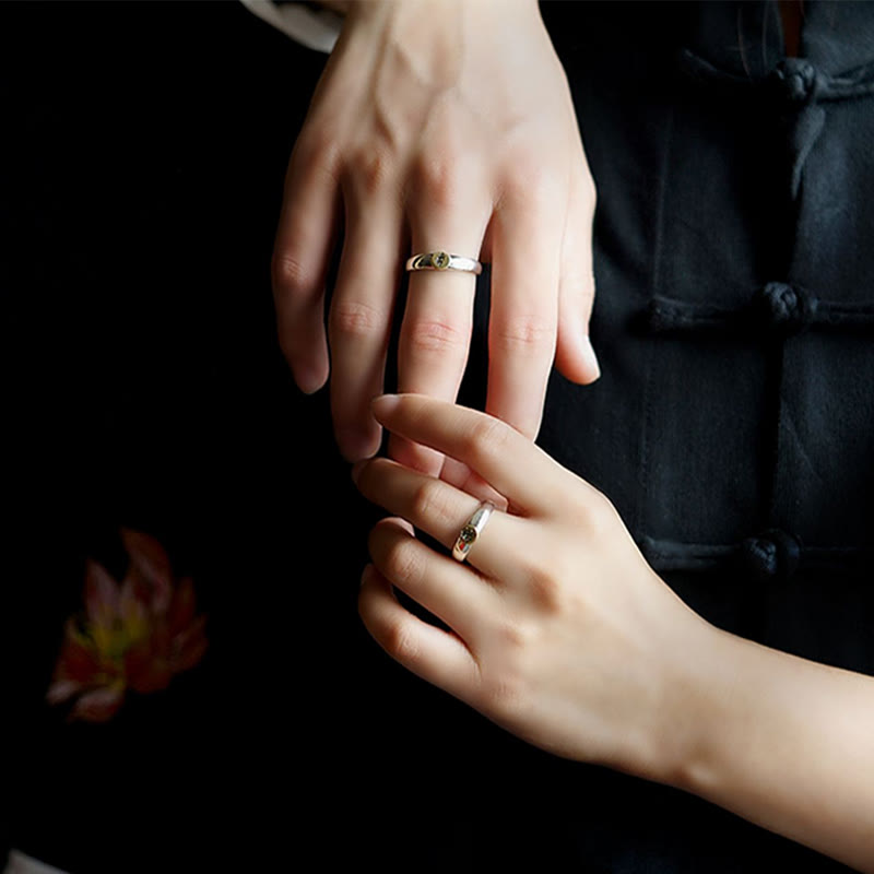 Tibetan Om Mani Padme Hum Carved Chinese Zodiac Natal Buddha Peace Ring - Image 50