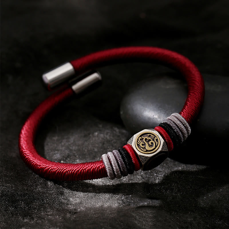 925 Sterling Silver Perfect Knot King Kong Knot Faith Strength Bracelet - Image 3