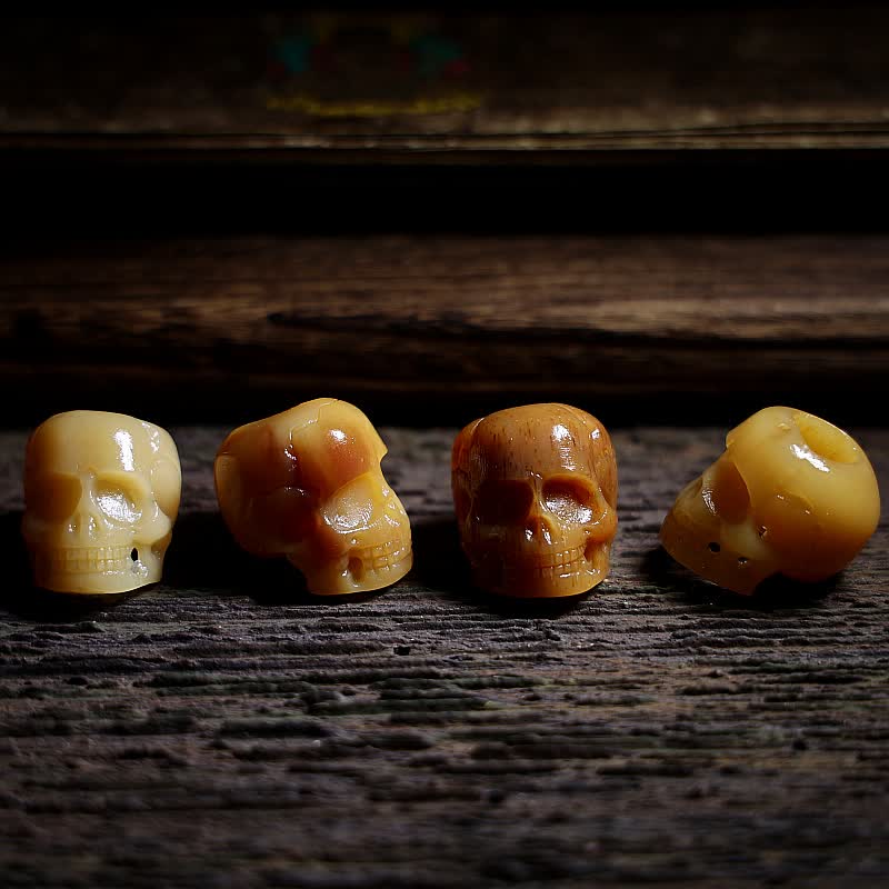 Tibetan Camel Bone Skull The Lord of the Corpse Forest Protection Necklace Pendant - Image 9