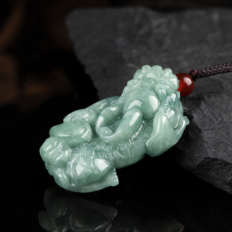 Jade PiXiu Wealth Luck String Necklace Pendant - Image 8