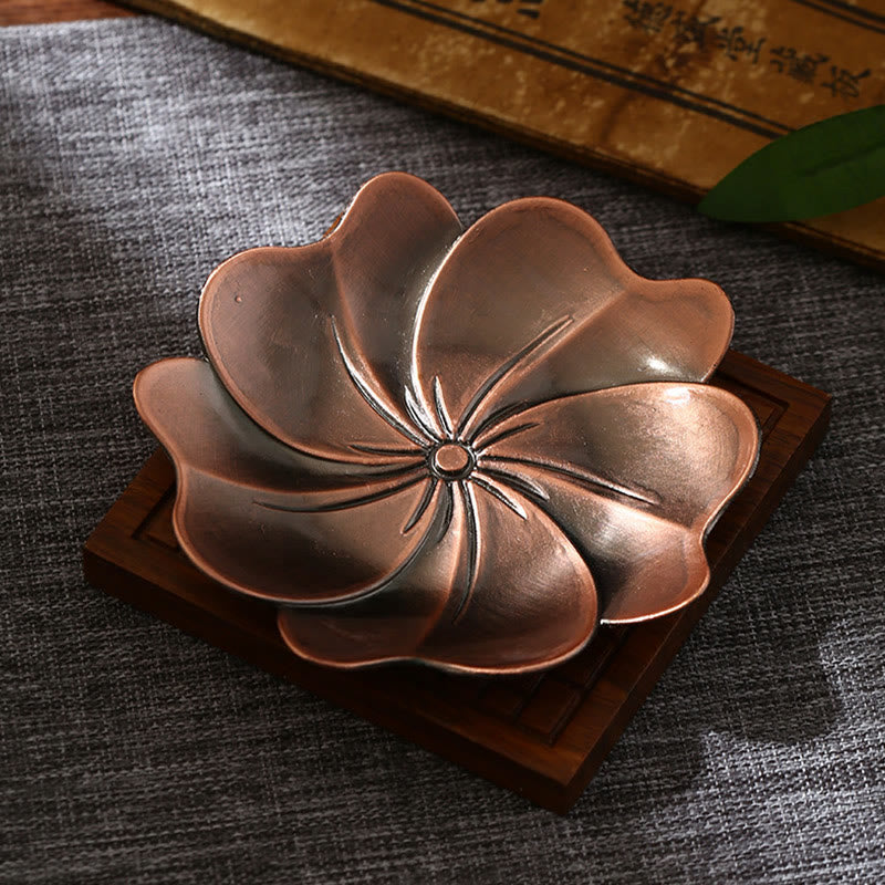 Lotus Dragon Phoenix Eight Auspicious Symbols Zinc Alloy Incense Stick Holder Healing Incense Burner Decoration - Image 15