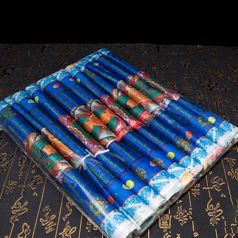 Tibetan 5 Colors Windhorse Buddha Tara Scriptures Healing Auspicious Outdoor Prayer Flag - Image 20