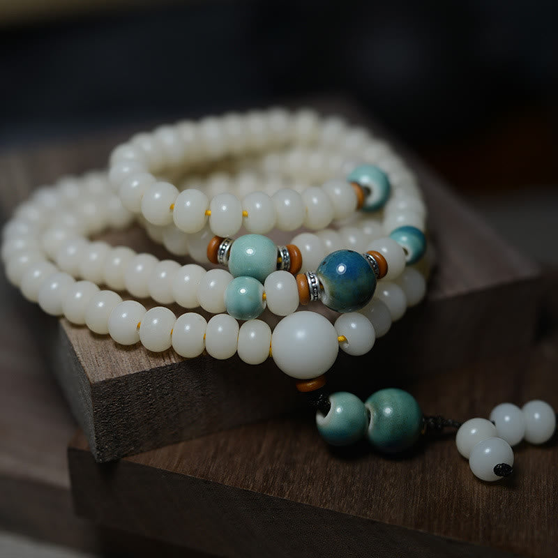 108 Mala Beads Bodhi Seed Keep Away Evil Spirits Calm Bracelet - Image 8