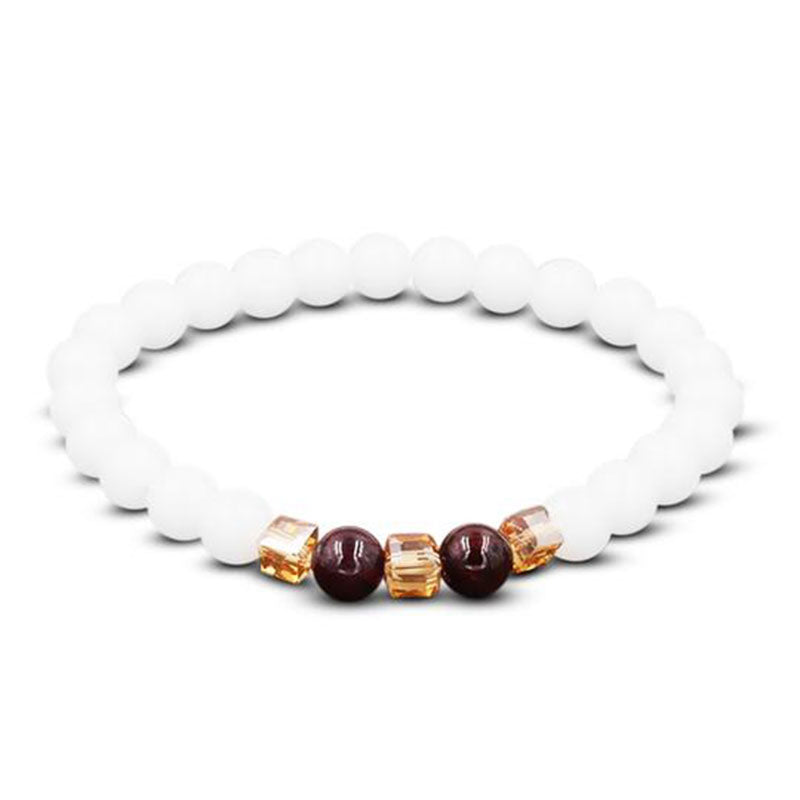 Natural White Jade Protection Bracelet