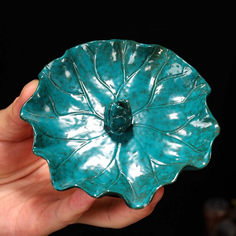 Tibetan Lotus Blessing Incense Burner Decoration - Image 9