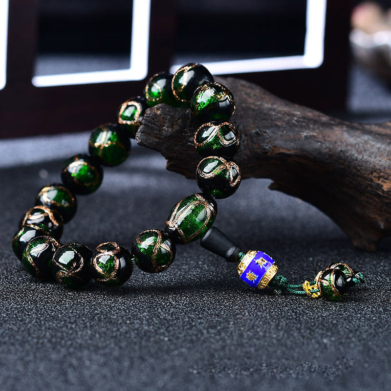 Tibetan Dragon Vein Agate Healing Bracelet - Image 7